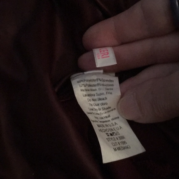 Fake leather pants with cut out knees. - Picture 4 of 4